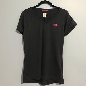 The North Face Black V-Neck Short Sleeve Tee